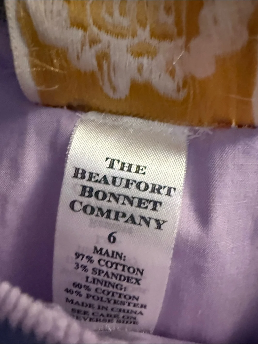 The Beaufort Bonnet Company Lavender and Navy Corduroy Jumper Dress